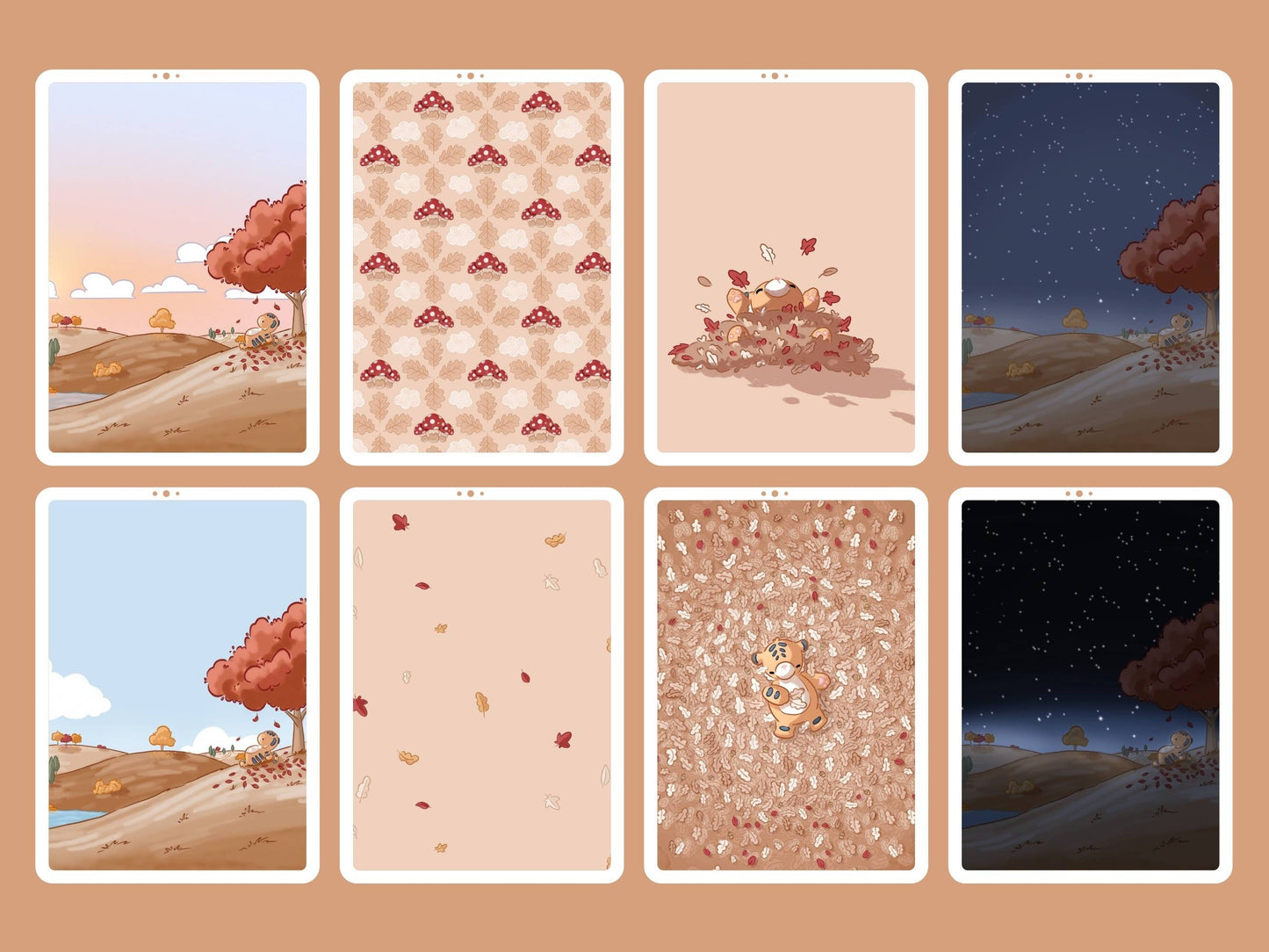 10 cute Autumn iPad wallpapers