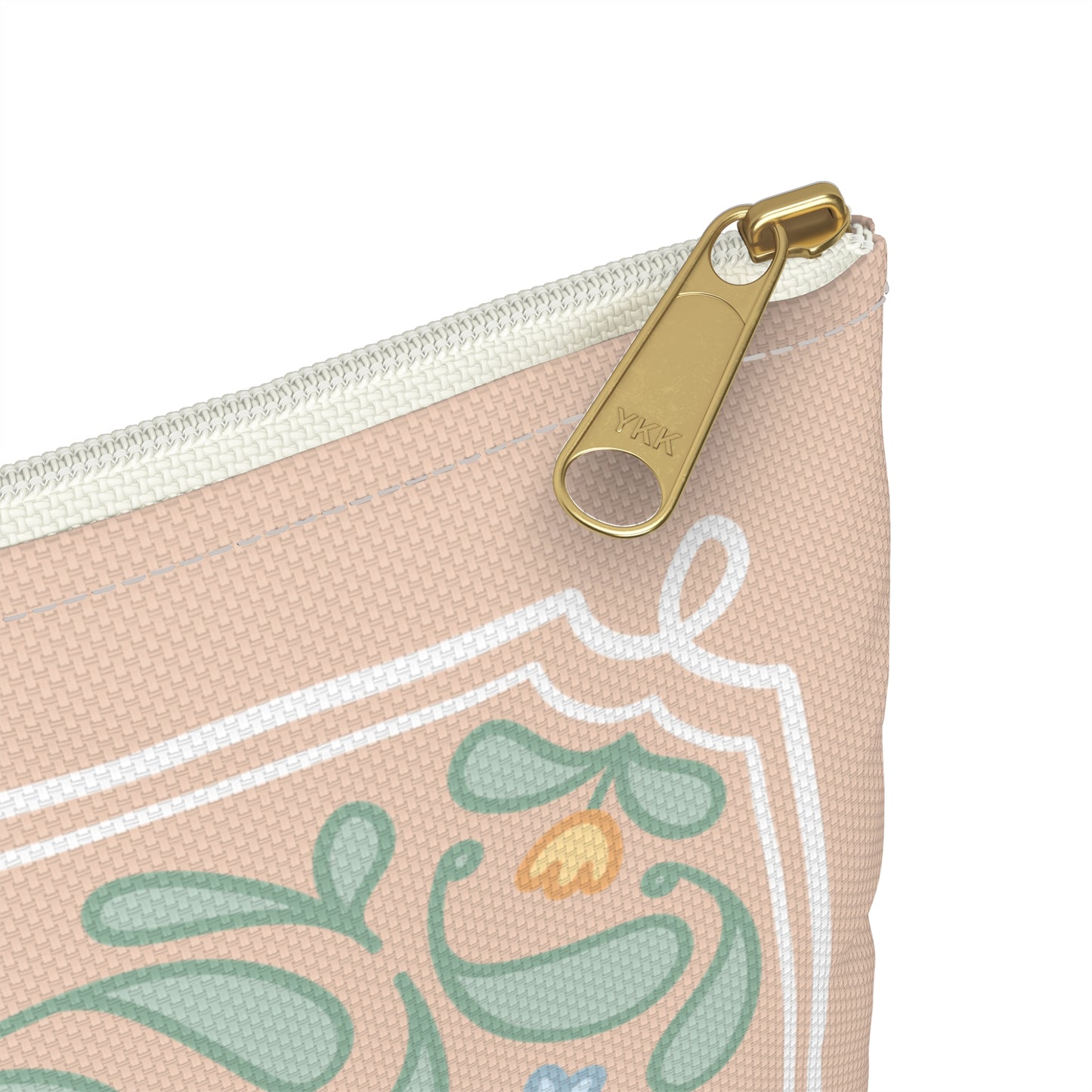 Read Cry Repeat Accessory Pouch | Floral Folk Art Zipper Pouch