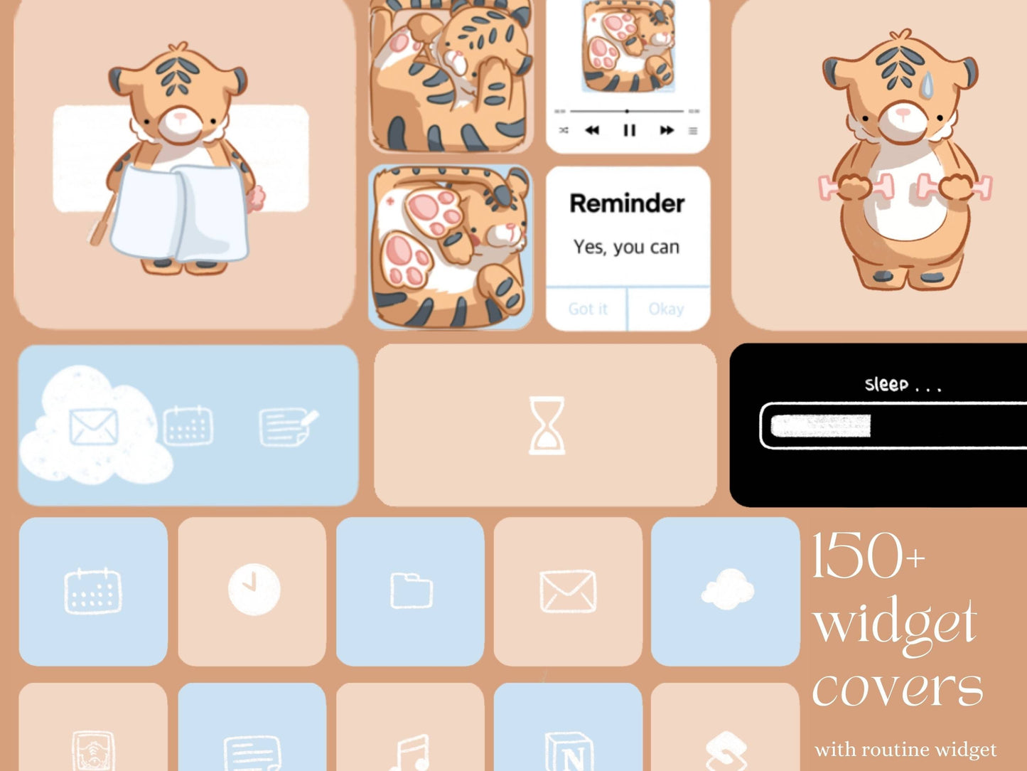 Autumn iPhone Set Up Pack - 10 wallpapers - 150+ widget covers - 500+ icons
