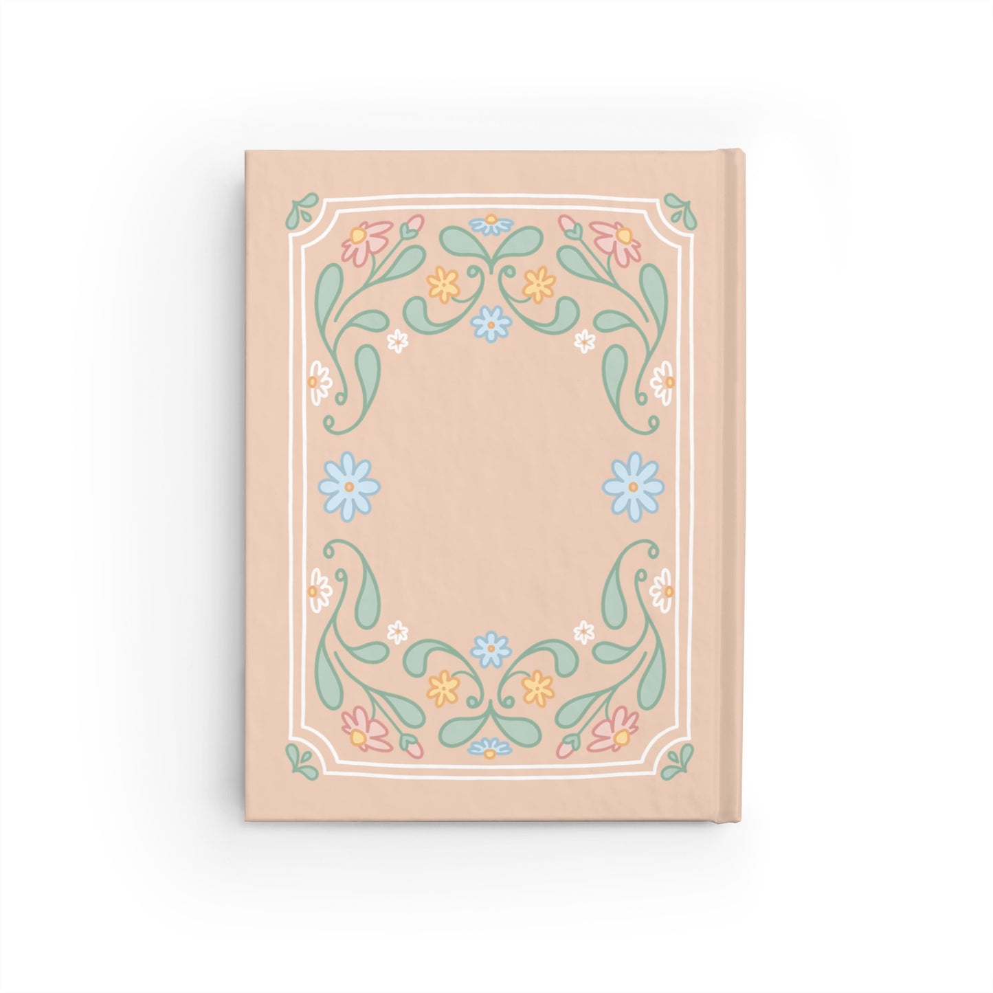 Plotting My Own Character Journal | Floral Ruled Notebook