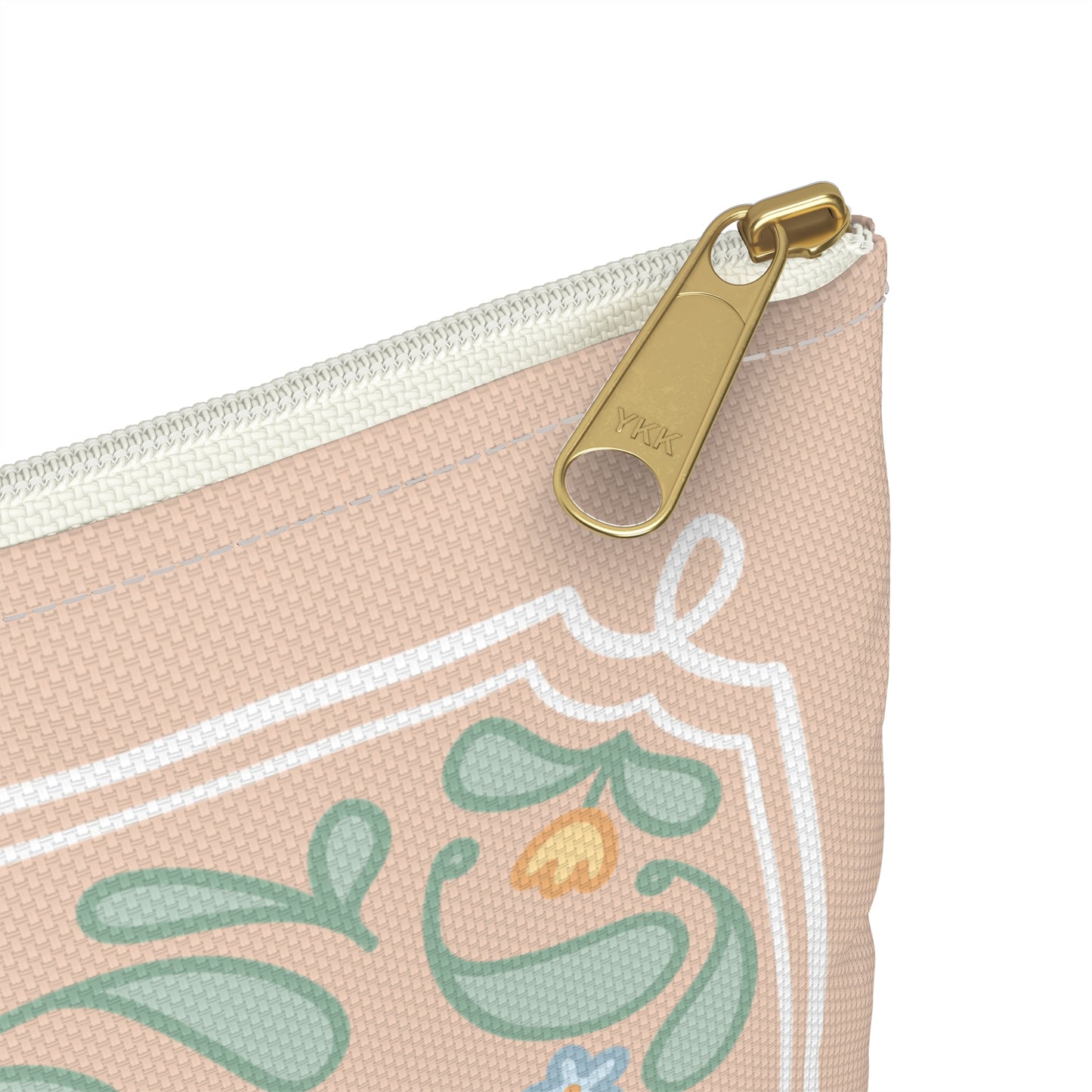 Main Character Energy Accessory Pouch | Floral Quatrefoil Design