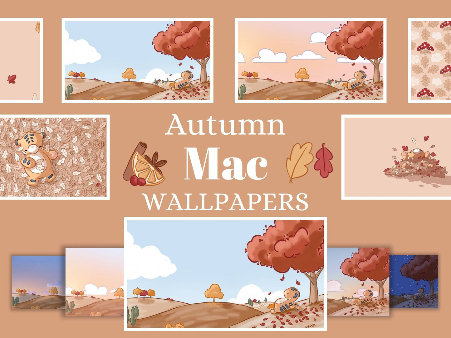 9 Autumn mac wallpapers with Dynamic wallpaper